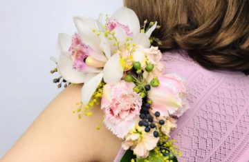 Wearable flowers Fay flowers & Weddings Shoulder Spray2