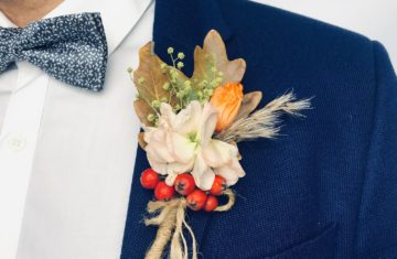 Wedding Buttonhole Fay flowers & Weddings Stock