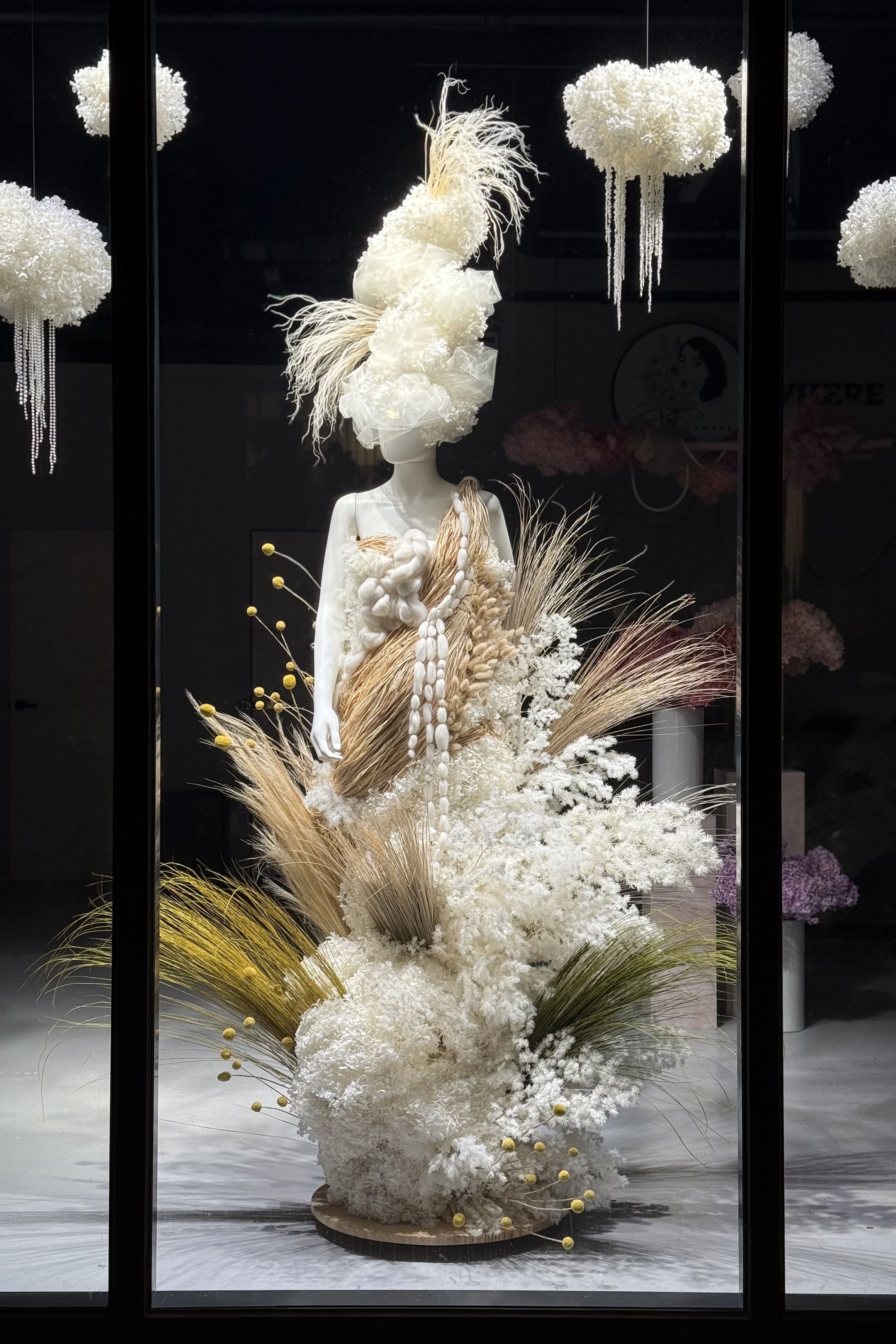 fay flowers studio florals mannequin