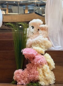 Luxury preserved flowers Melbourne centrepiece with rich colourful blooms
